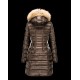 Moncler Hermifur Vinter jakker Dame Dark Grøn