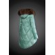 Moncler Vinterjakke Dame with raccoon fur collar Grøn