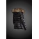 Moncler Dunjakker Dame with raccoon fur collar Sort